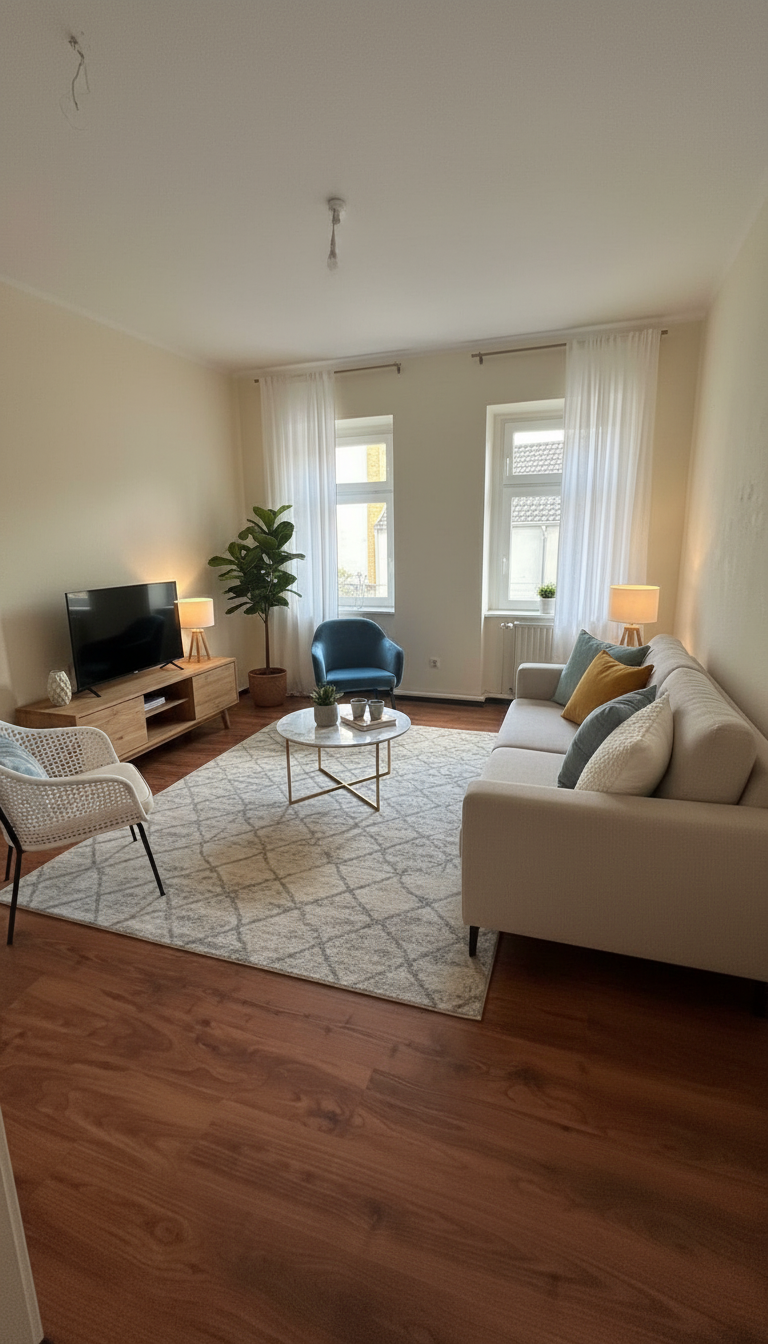 2-Zimmer-Wohnung mit Balkon in Schkeuditz auf 72 m² - EG