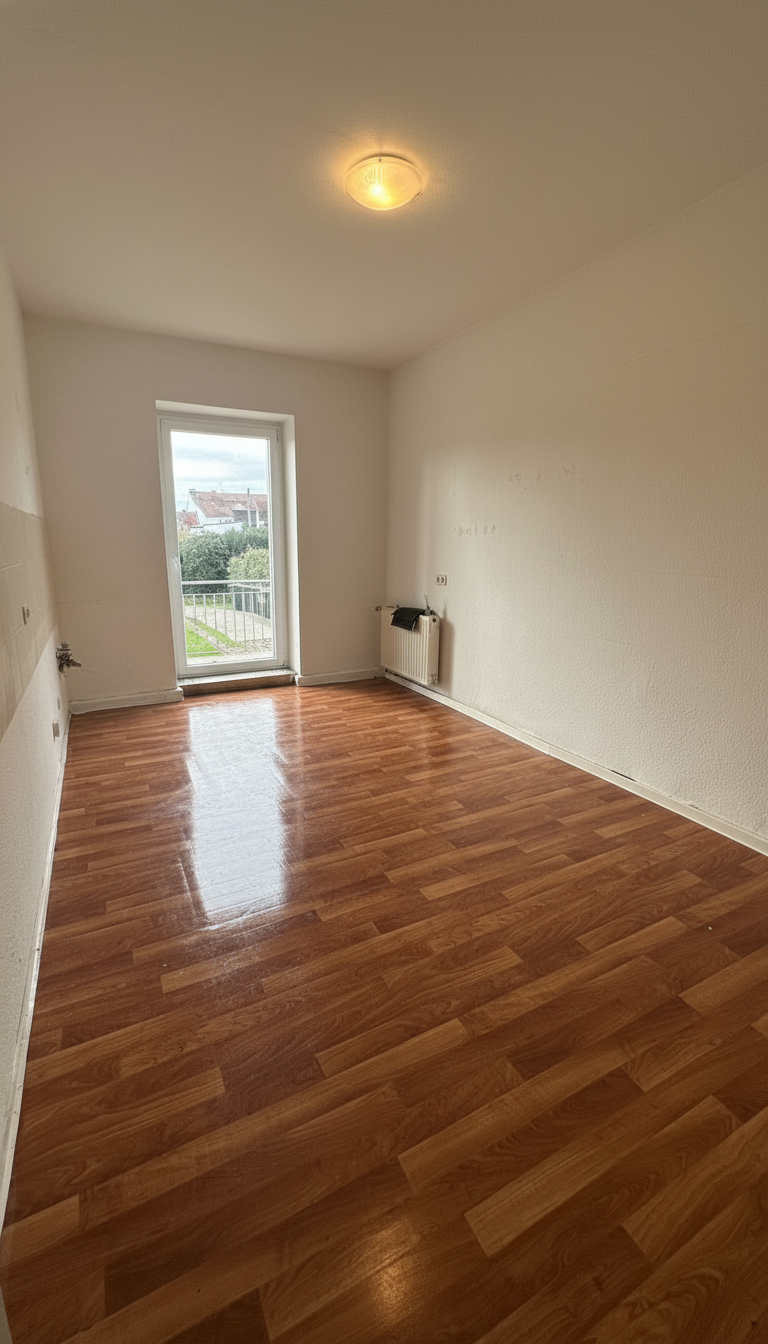 Küche mit Balkon 