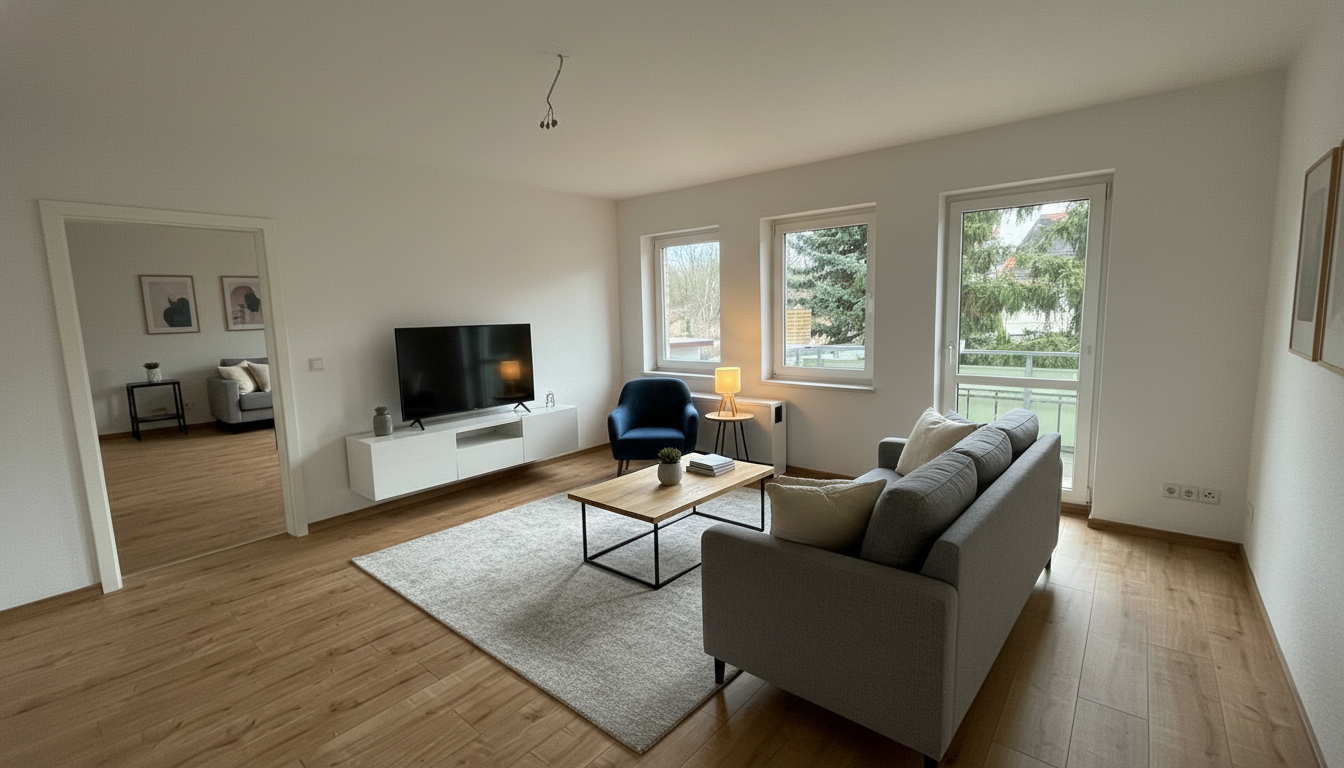 Geräumige 3-Zimmer-Wohnung mit Balkon in Schkeuditz, 2. OG