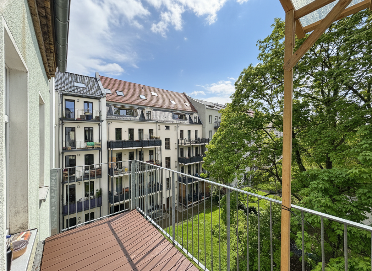 2-Zimmer-Wohnung (60 m²) mit Balkon in Leipzig-Reudnitz